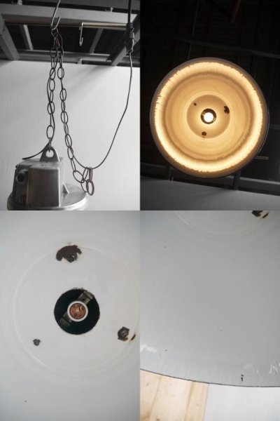 画像3: アンティーク　Czechoslovakia製　インダストリアル　吊り下げランプ  C