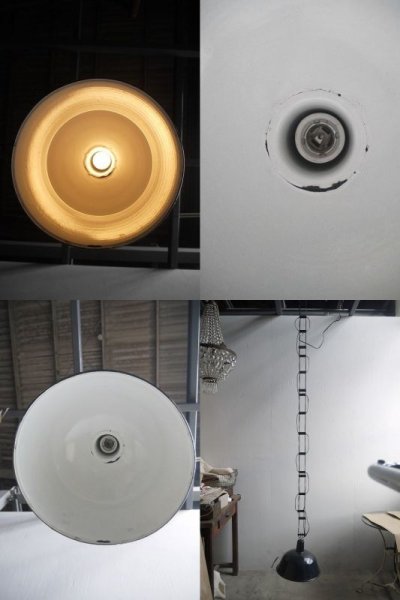 画像2: アンティーク　ドイツ製　インダストリアル　天井付けシザーランプ　B