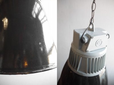 画像2: アンティーク　Czechoslovakia製　インダストリアル　吊り下げランプ B