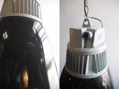 画像2: アンティーク　Czechoslovakia製　インダストリアル　吊り下げランプ E