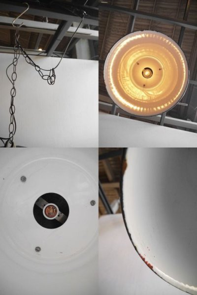 画像3: アンティーク　Czechoslovakia製　インダストリアル　吊り下げランプ C