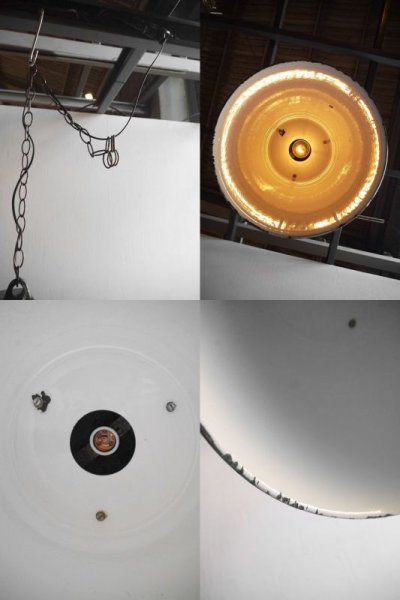 画像3: アンティーク　Czechoslovakia製　インダストリアル　吊り下げランプ D