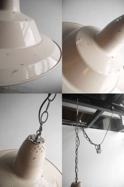 画像2: アンティーク　大型　メタル吊り下げランプ A