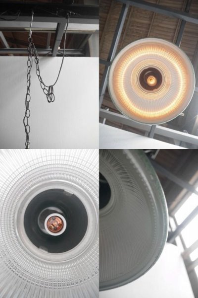 画像3: アンティーク　HOLOPHANE　PARIS  インダストリアル　吊り下げランプ D