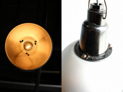 画像2: アンティーク　スチール製　吊り下げランプ