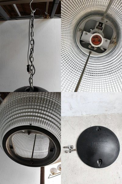 画像3: アンティーク   Holophane Glass Sphere Globe Light　A
