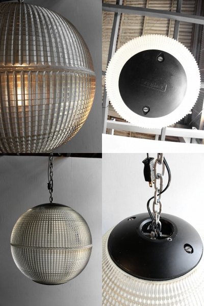 画像2: アンティーク   Holophane Glass Sphere Globe Light　A